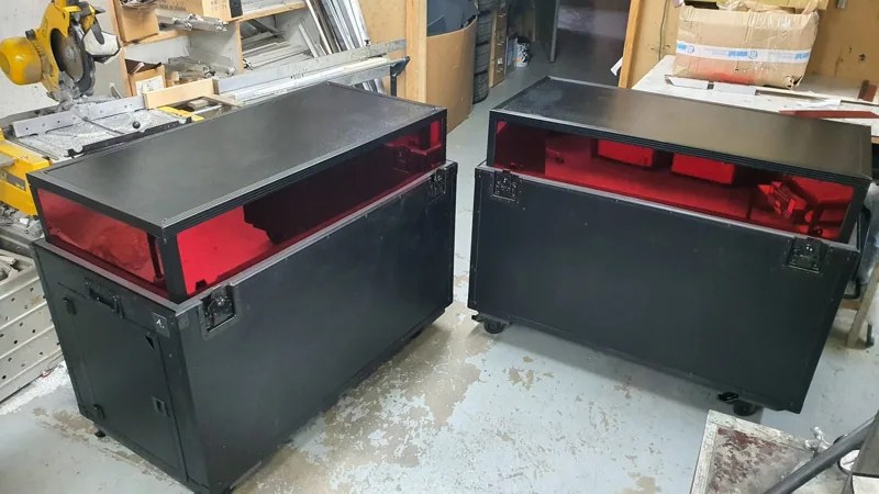 Arbeitsflächen aus dem Case