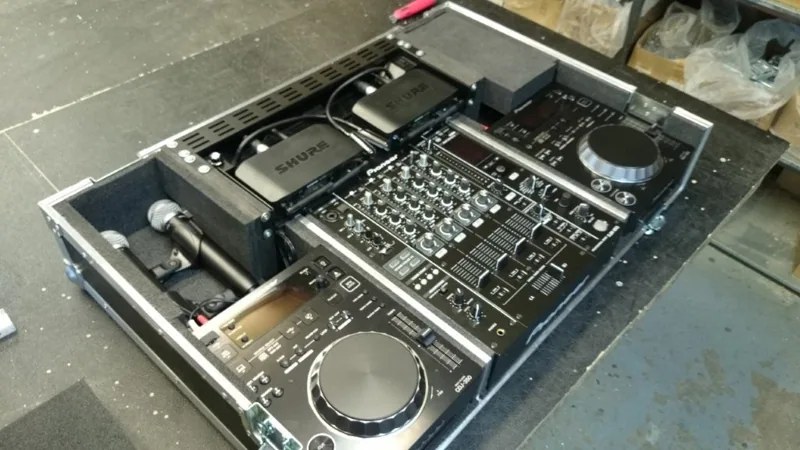 DJ-Setup im Case