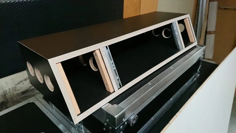 Rackaufbau aus der Nähe